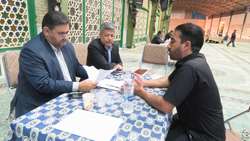 برگزاری ملاقات مردمی بازرس کل استان یزد در مسجد مهدیه یزد